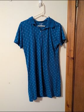 Riders by Lee Navy Blue Anchor Polo Dress